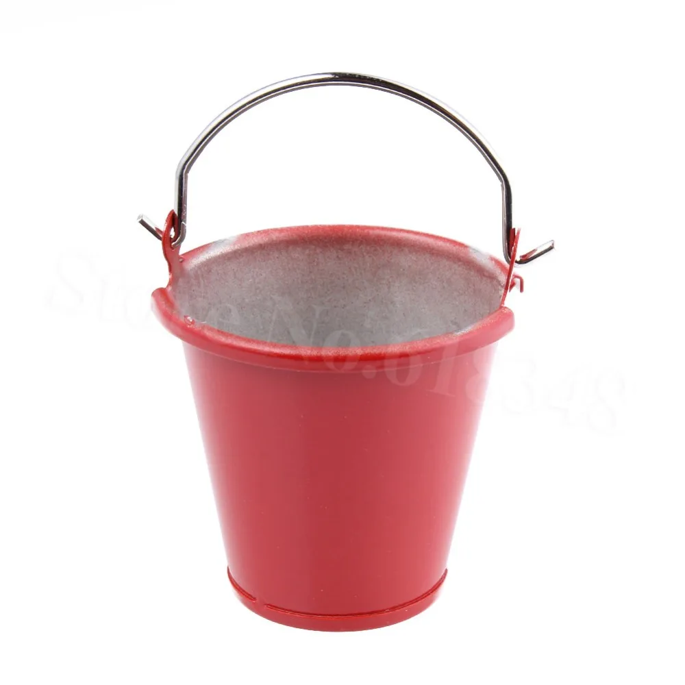 RC Crawler Decoration Accessories Metal Bucket / Pail Model Tools for 1/10 TAMIYA CC01 Axial SCX10 RC4WD D90 D110 RC Truck Car