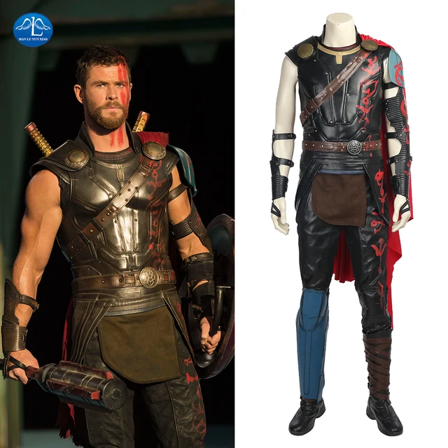 Thor Ragnarok Thor traje Movie Superhero Cosplay traje Halloween adulto