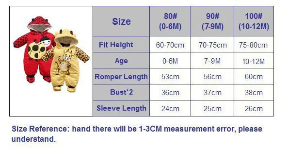 Высококачественная хлопковая плотная теплая зимняя одежда для младенцев; Детский комбинезон