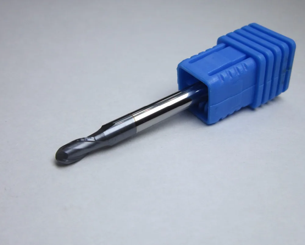 diameter 3.5mm HRC45 2 flute tungsten Carbide Ball Nose End Mill milling cutter