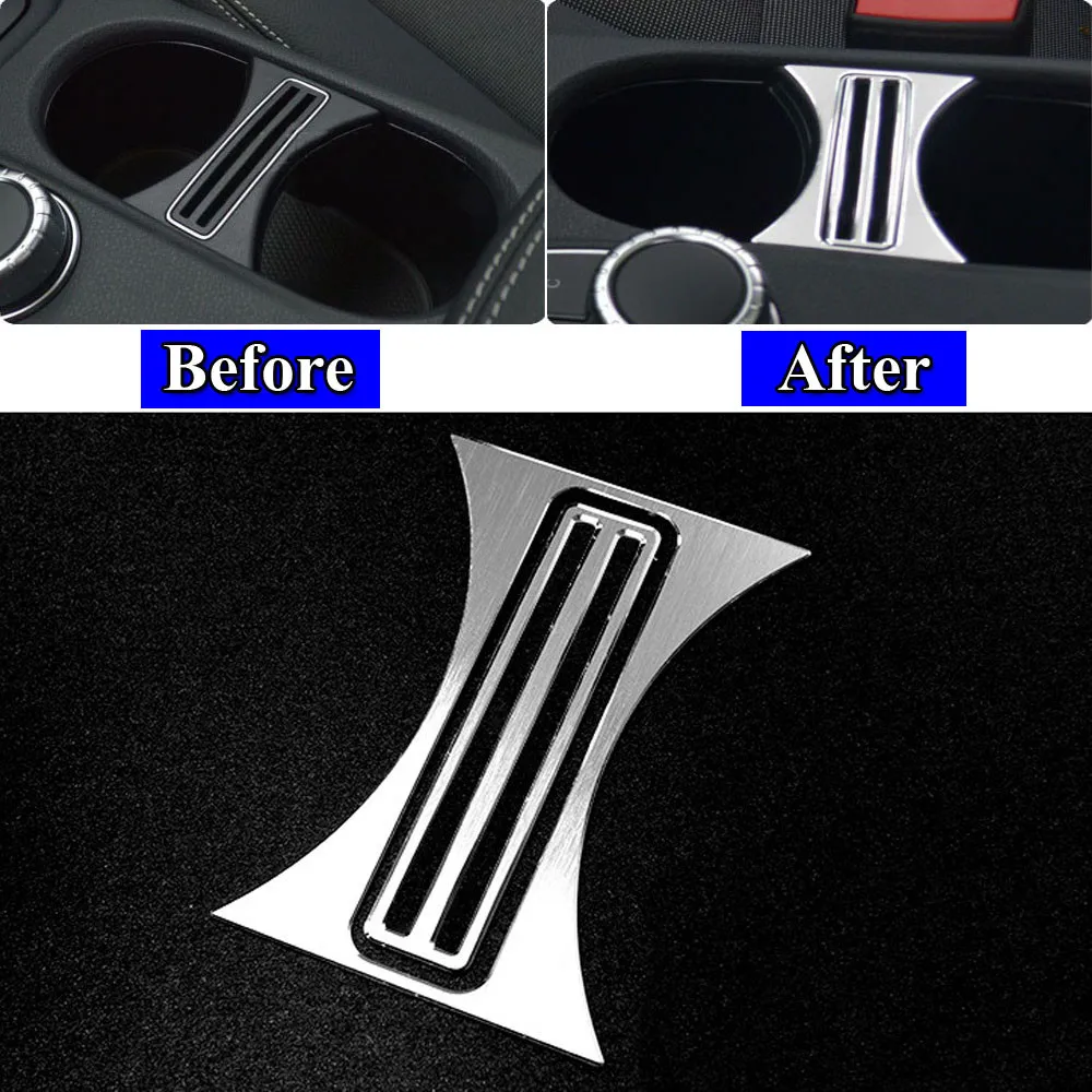 Center Console Cup Holder Trim For Mercedes Benz A GLA CLA Class CLA180 200 220 CLA260 (9)