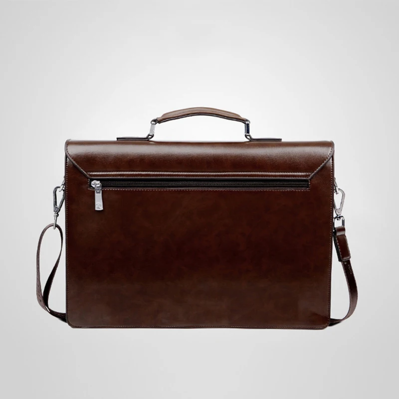 Mens Executive Briefcase Business Male Bag Black Portfolio Tote Bags