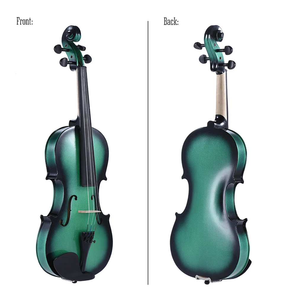 ammoon 1 2 size violin fiddle basswood violin maple scroll 1 2 size violin