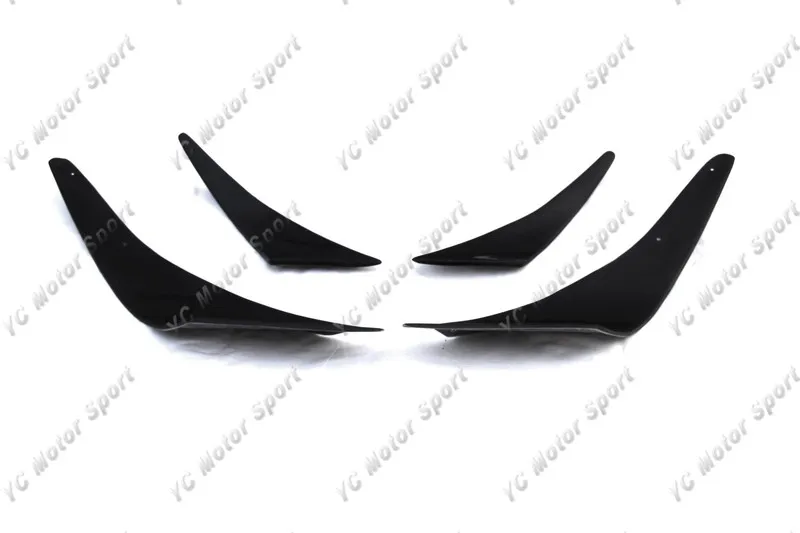 2003-2007 Mitsubishi Evolution 8-9  Jun Style Front Bumper Canard FRP (2)