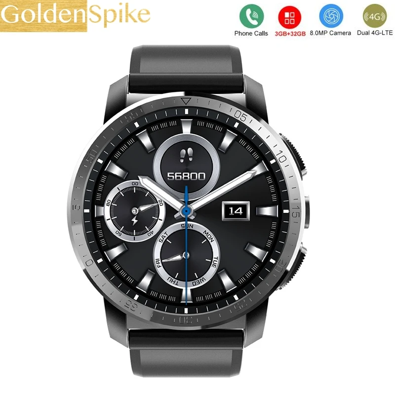 

KC09 Smart watch Android 7.1 MTK6739 3GB+32GB 454*454 AMOLED Screen 800mAh Battery Dual system Smartwatch GPS Smartwatch Men