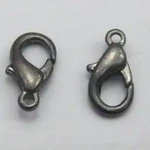 12 мм черный цвет без никеля и свинца ювелирные изделия коготь застежка-краб CLC003