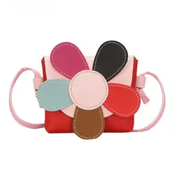 Из искусственной кожи чехол-кошелек для мелочи Для женщин Творческий мини сумка Дети Принцесса цветов очаровательные кошельки для девочек