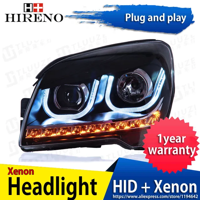 Hireno Headlamp for 2007 2017 KIA Sportage Headlight Headlight Assembly