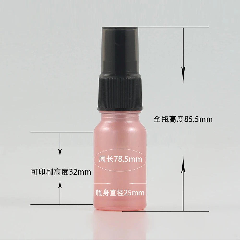 Recipiente de Perfume de Vidro com Pulverizador de Plástico Frasco de Perfume de Vidro Atacado Rosa Viagem Recarregáveis Vazio Preto Mini Pcs 10 50 ml 3 recarregáveis vazio recipiente de perfume de Vidro