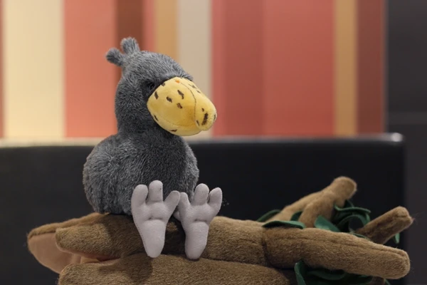 shoebill stork stuffed animal
