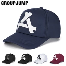 GROUP JUMP Прямая поставка бейсбольная кепка для женщин и мужчин сетчатая Кепка бейсбольная кепка регулируемая бейсболка кепка
