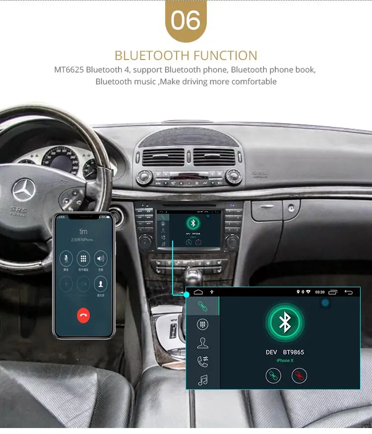 Sale LJHANG Android 9.0 Car DVD Player Stereo For Mercedes Benz W203/CLK200/CLK22/C180/C200 GPS Navi WIFI 2 Din Car Radio headunit BT 8