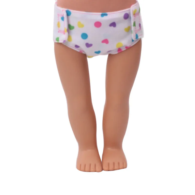 

Doll accessories cute Diaper Underwear Pants fit 18 inch Girl dolls and 43 cm baby doll c540-c543