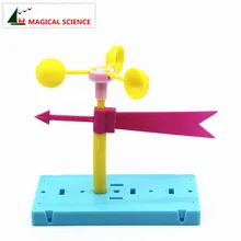 MAGICAL SCIENCE Fun physics experiment Homemade Wind vane DIY materials,home school educational kit for your kids students