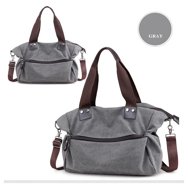 Outdoor Women Sports Gym Bag Canvas Sport Shoulder Bags for Fitness