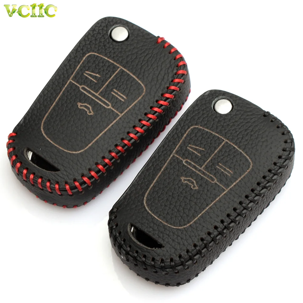 

Genuine leather car remote control key cover case For Chevrolet Cruze For Opel Mokka Astra Corsa Antara Meriva Zafira Insignia
