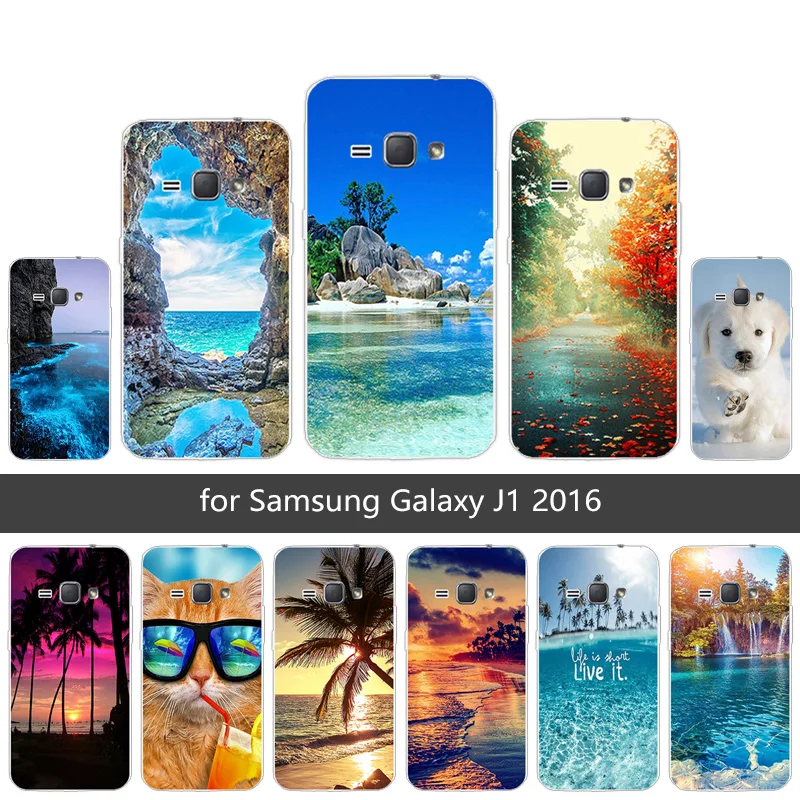 4 5 &quotдля Samsung Galaxy J1 2016 J120 J120F чехол мягкий TPU Fundas Scen Coque для 6 SM-J120F/DS чехлы телефонов |