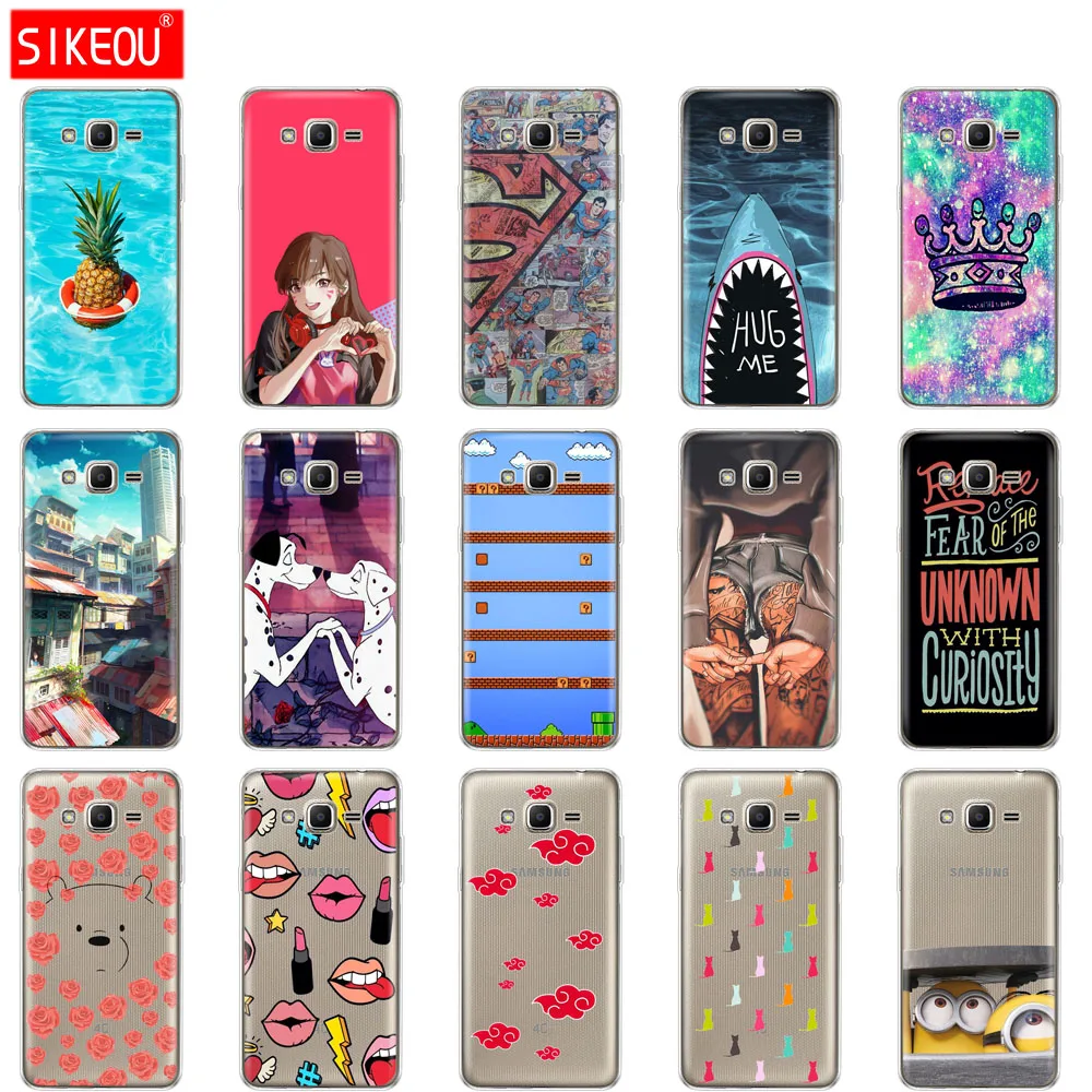 

Soft Silicone TPU Case For Samsung Galaxy J2 Prime G532 SM-G532F 5 inch Cover For Samsung J 2 Prime full 360 Protective Case
