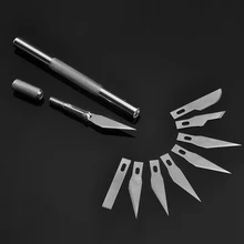 9 шт./пакет лезвия для резьбы по дереву инструменты еда скульптурный гравировальный нож скальпель Режущий инструмент для домашнего творчества ремонт