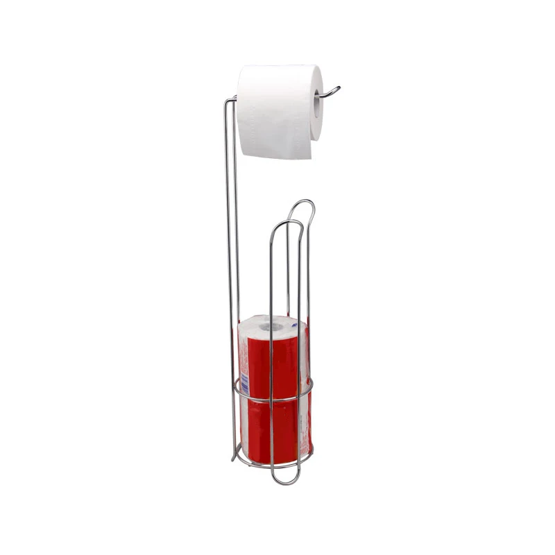 

Mayitr Stainless Steel 4 Roll Paper Holder Standing Toilet Tissue Stand Napkins Rack For Home Kitchen Bathroom Accessories Tool
