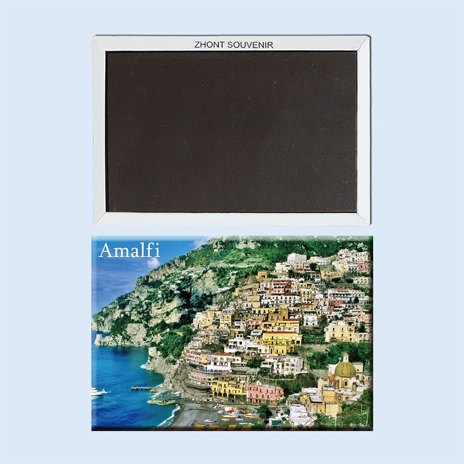 Die dichten haus auf die hill amalfi italien reisen souvenirs 22962 magnetischen kühlschrankhong kong