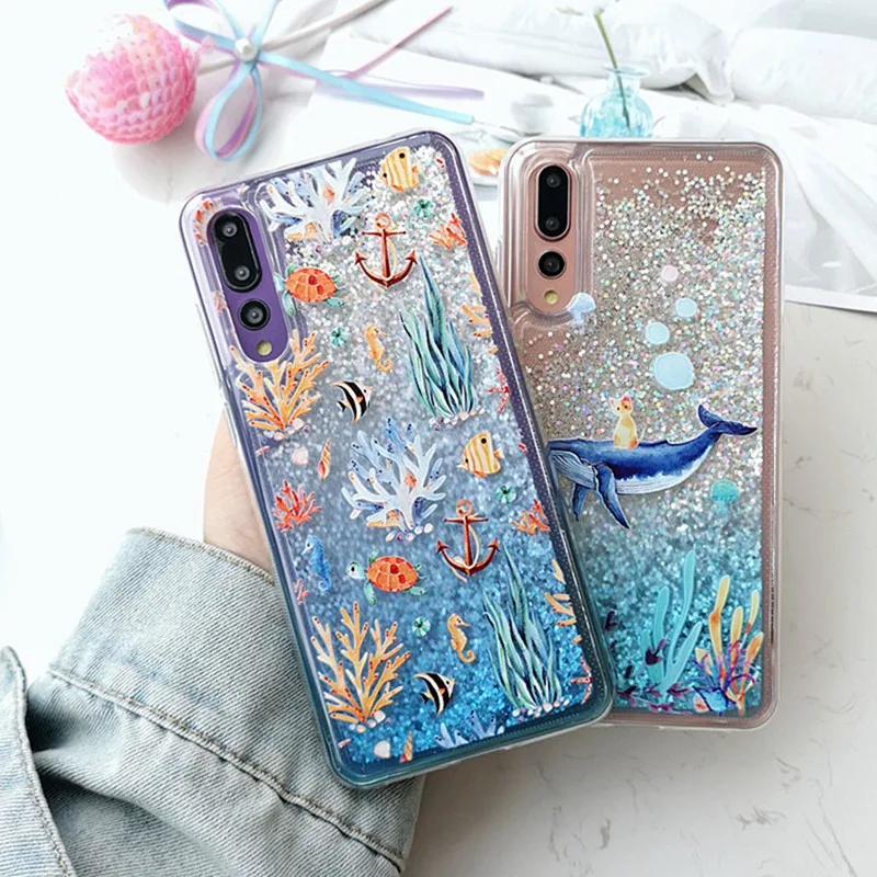 Чехол с блестками для Samsung S10 lite S9 S8 Plus S7 Edge Note 9 8 J5 J3 J7 A5 A3 A7 2017|Бамперы| |