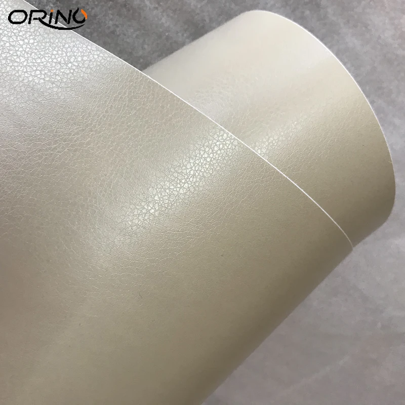 Beige Leather Vinyl Film Sticker-3