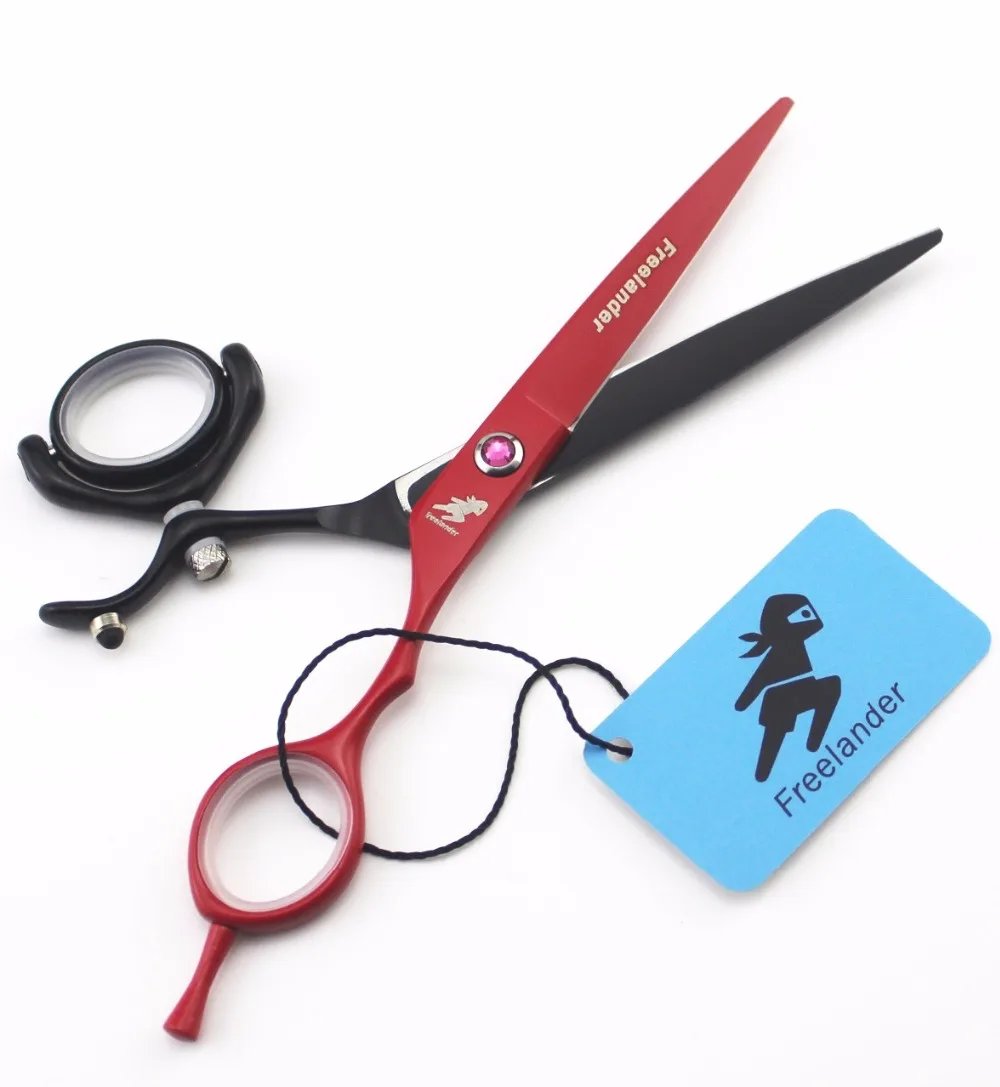 

6 in. Professional Hairdressing Scissors,62HRC JP420C,CUTTING SCISSORS and THINNG SCISSOR ,360 rotating handle,