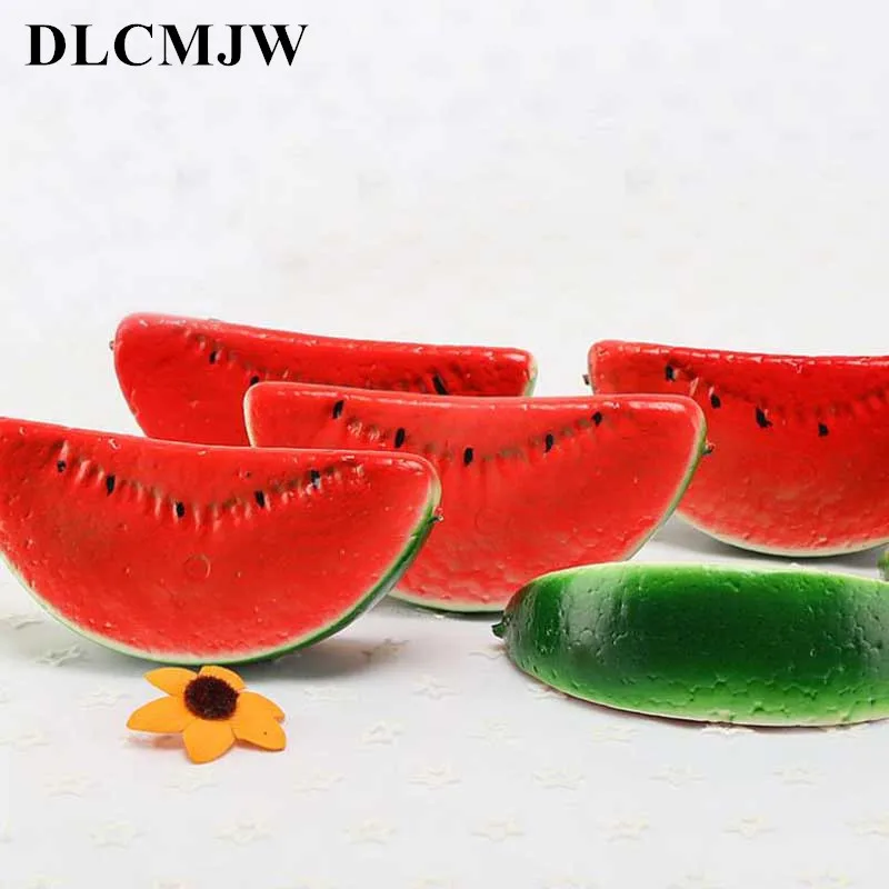 

Artificial Fruit watermelon Plastic Fake Fruit Kitchen Table DIY Home Decoration Plastic Simulation Artificial Fruits Watermelon