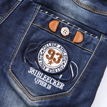Baby Boys Jeans Pants Fashion Boys Jeans For Spring Fall Children's Denim Trousers Kids Boys Blue Color Designed Kids Boy Pants 5