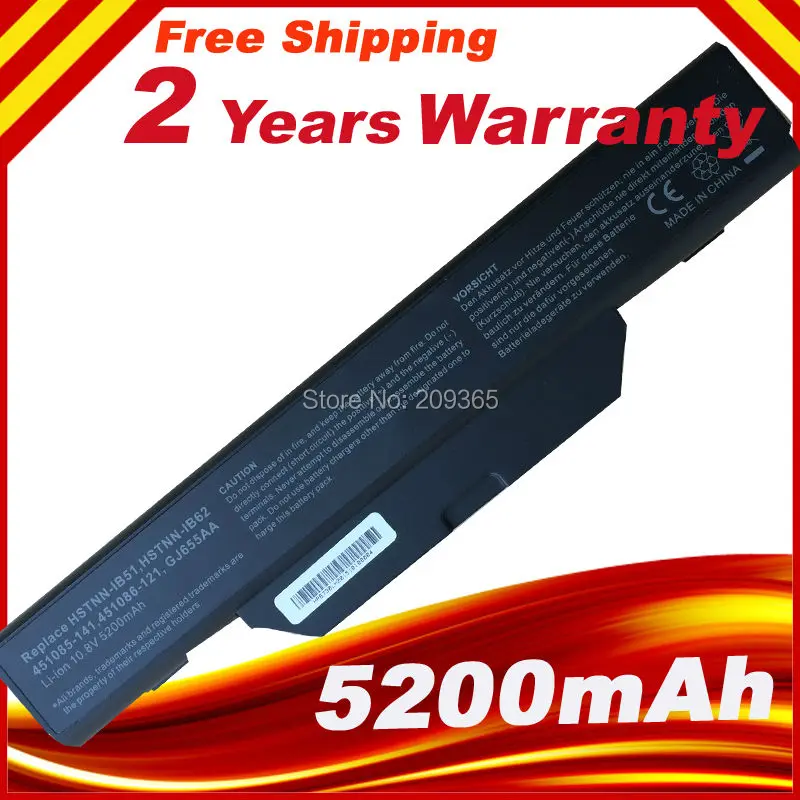 Дешево 5200mAh лаптоп с Батарея для hp COMPAQ 510 550 610 615 6720s 6730s 6735s 6820s 6830s HSTNN IB51 LB51 IB62 OB62