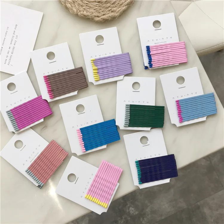 

12Pcs/set Wavy Hair Clips Hairpins Women Girls Styling Accessories Salon Stealth Hair Clip Corda de cabelo Honey Match Head