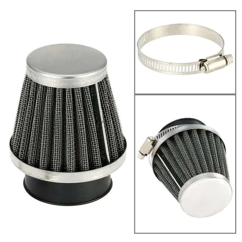 

Universal 60mm Motorcycle Air Intake Filter Height Flow Cone Mushroom Head Air Filter Clamp Cleaner Motorcycle Accessories