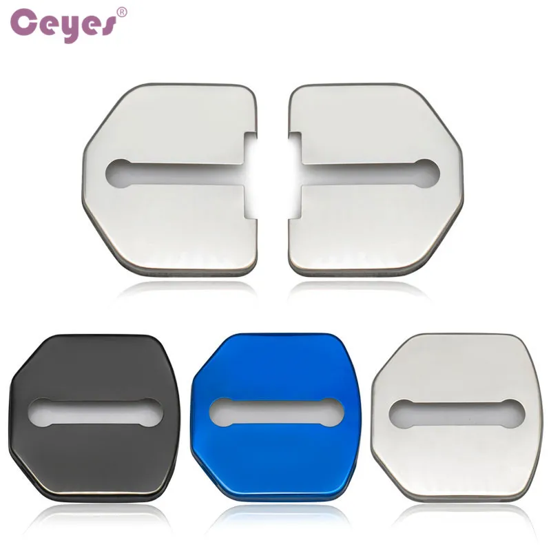 

Ceyes Car Styling Auto Door Lock Decoration Cover Case For Ford Focus 2 3 MK3 Fiesta Kuga Escape Accessories Car-Styling 4pcs