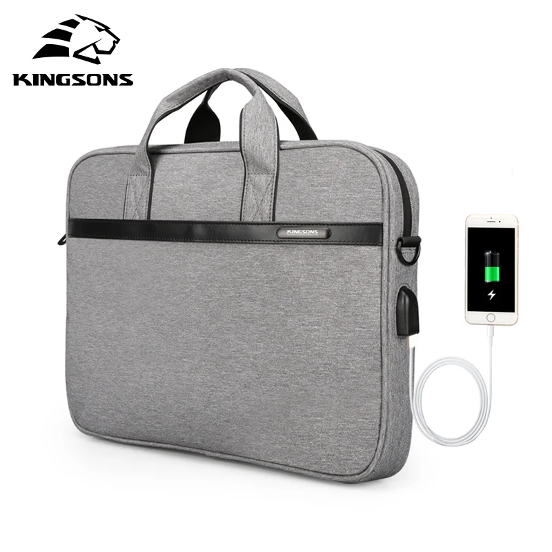 Kingsons 15 ''ноутбук плечо офисная сумка Портфели Бизнес Путешествия сумка для компьютера wo для мужчин bolso hombre