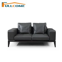 

China Luxury Home Furniture Modern Leather Scandinavian Sofa Love Seat Chair Living Room Furniture Down Italian Corner Sectional