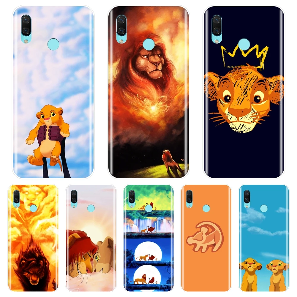 

Lion King Cool Anime Phone Case For Huawei Nova 2i 2 Lite Plus 3 3I 3E Silicone Soft Back Cover For Huawei Nova Smart Lite 2017