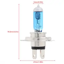 2 шт. 12V H4 60/55W 6000K универсальный белый светильник супер яркие автомобильные ксеноновые галогенные лампы авто спереди головной светильник противотуманные лампы