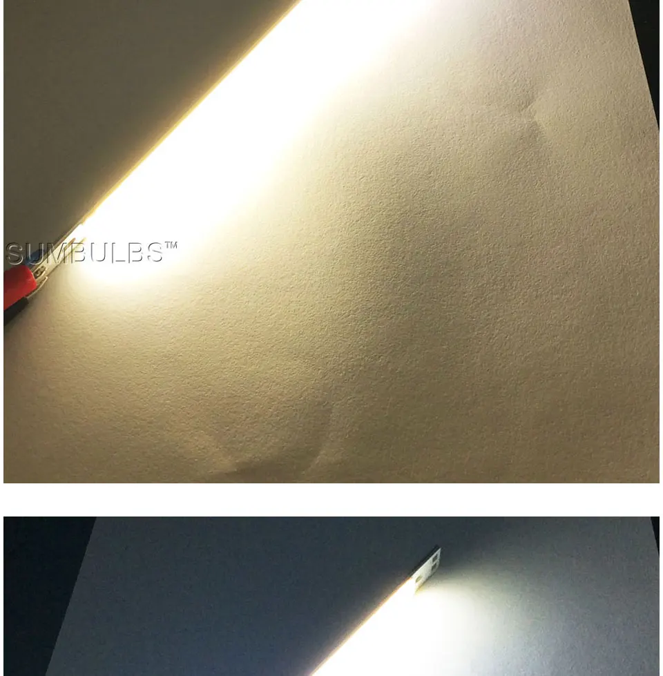 200x10MM 10W LED Light COB Strip Lamp DC 12-14V 1000LM Ultra Bright Red Blue Warm White Pure White 20CM LED Chip (11)