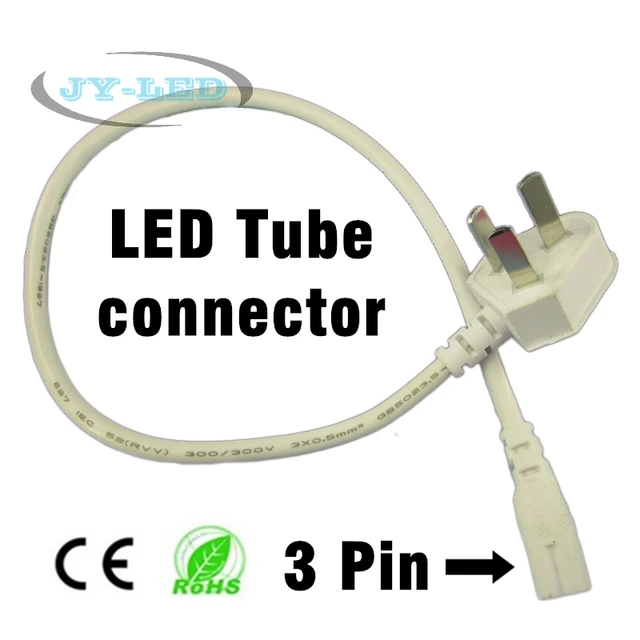 Buy 50cm Fluorescent Lamp Cable Connector 3 Pin Female