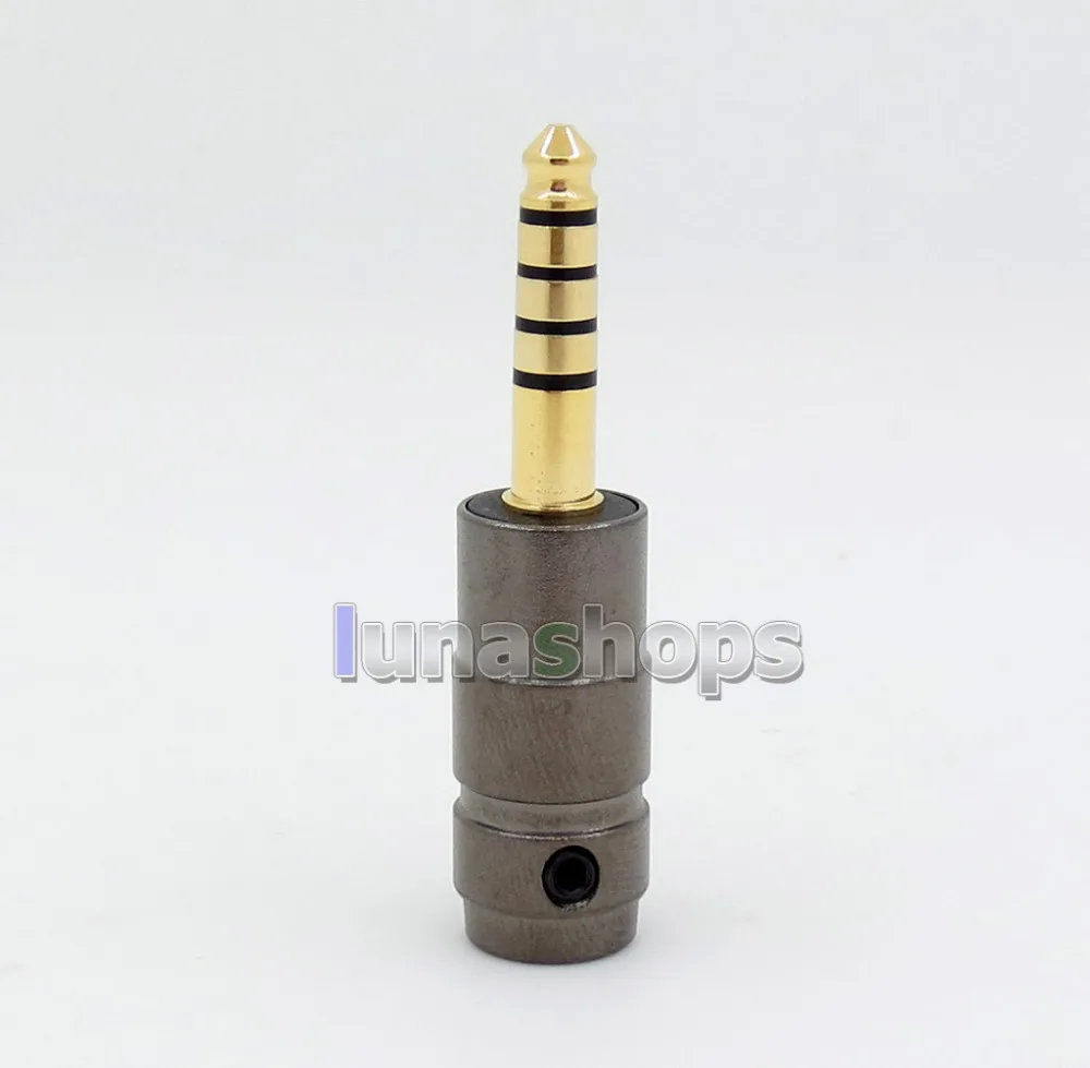 Gold Rhodium Plated Red Copper 4 4mm Headphone Earphone Pin Adapter For Sony PHA 2A TA ZH1ES NW WM1Z NW WM1A AMP Player LN005848