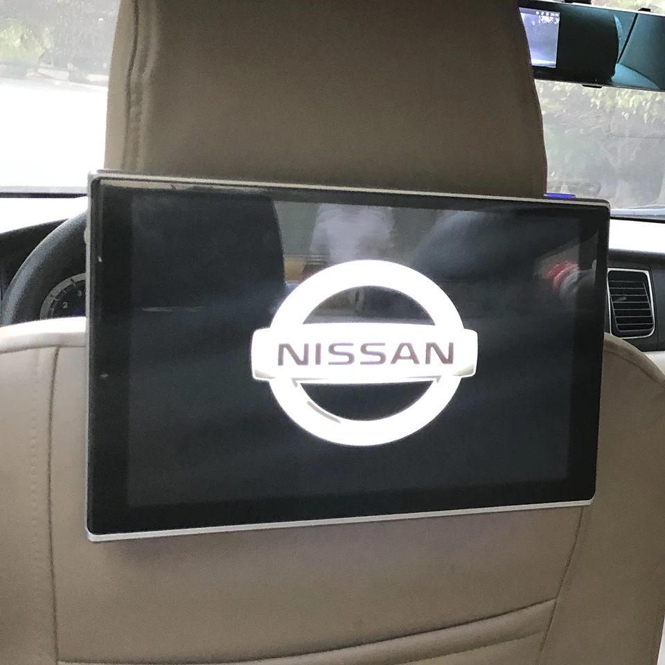

11.8 Inch Car Television Auto TV Monitor Bluetooth Music Headrest DVD Screen For Nissan Android Rear Seat Entertainment System