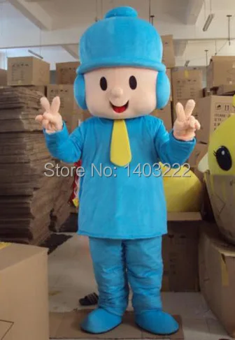 

New pocoyo costume adult plush mascot costume elmo barney kitty cartoon character costumes party