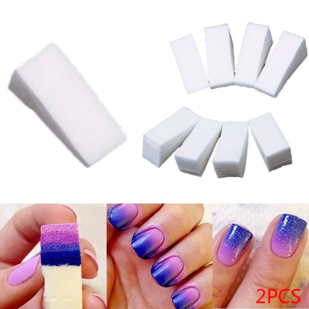 

8Pcs Nail Art Gradient Color Stamping Sponge Gel Polish Varnish 3D Image DIY Transfer Soft Triangle Coloring Stamp Foam Manicure