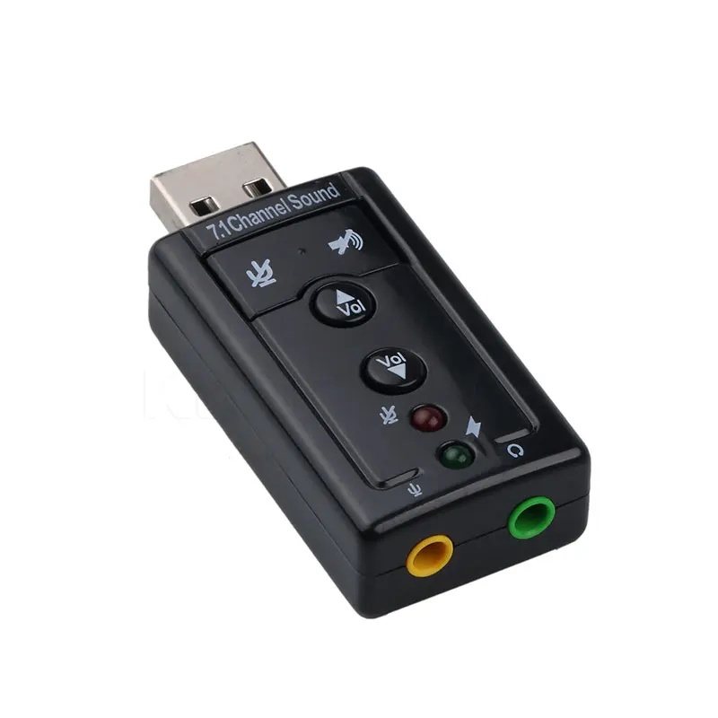 Kebidu 7 1 канальный USB Аудио Звуковая карта 2 0 микрофон динамик гарнитура с