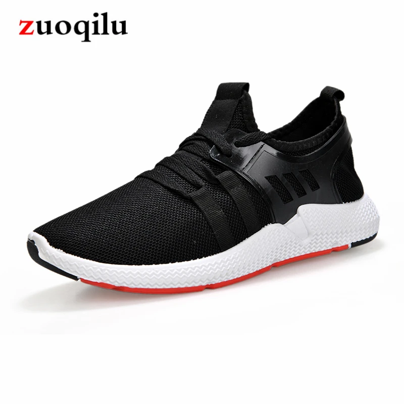 2019 New Mesh Men Casual Shoes Lac-up Men Shoes Lightweight Comfortable Breathable Black Sneakers Men Tenis Feminino Zapatos