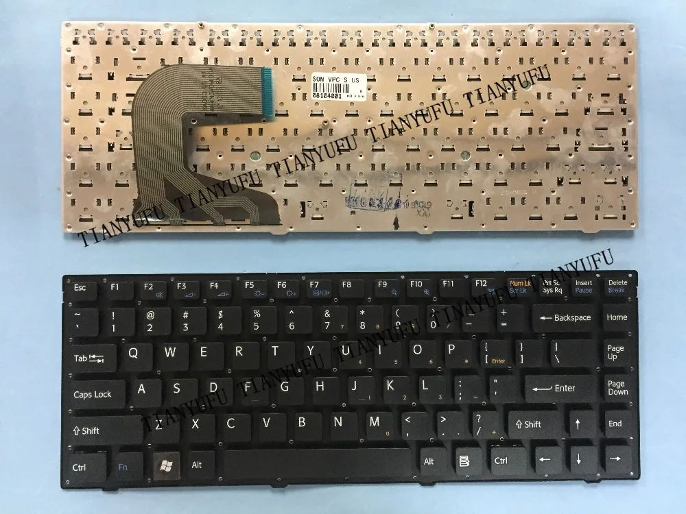 

English NEW FOR VPC-S KEYBOARD For SONY PCG-51113M 51112M VAIO VPC-S VPCS VPC-S11 S12 S13 US Laptop keyboard tested 100% work