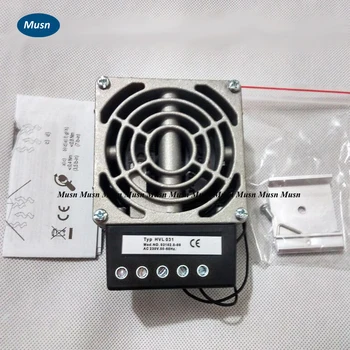 

HVL 031 200W flat design fan heater temperature switch HVL031 200W 120V or 230V heater with fan HVL031-200W