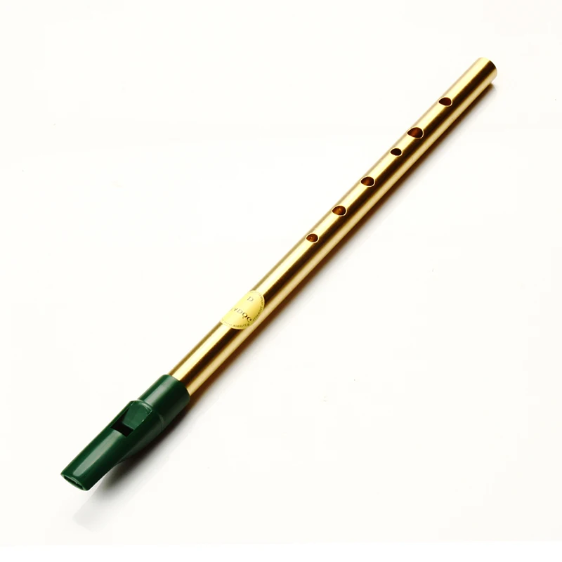Brass Irish Whistle D key Ireland Flute Feadog Tin whistle Metal Pocket