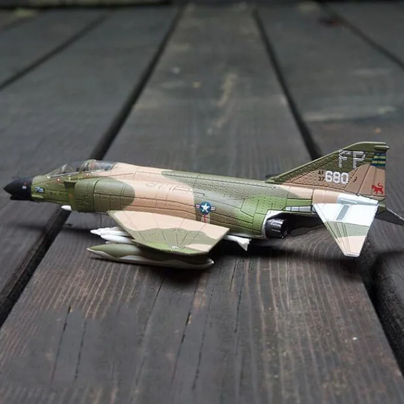 1/144 масштабная F-4C камуфляжная цветная Военная классическая модель самолета, игрушки для взрослых и детей, игрушки для показа